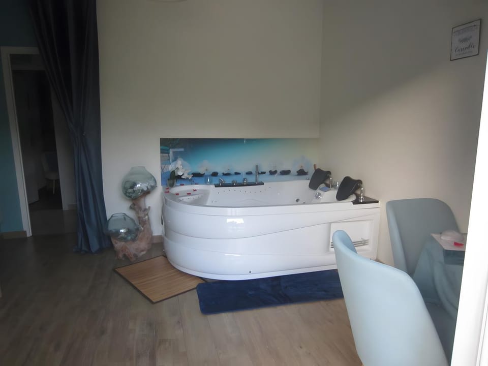 Property building, Bathroom, Living room