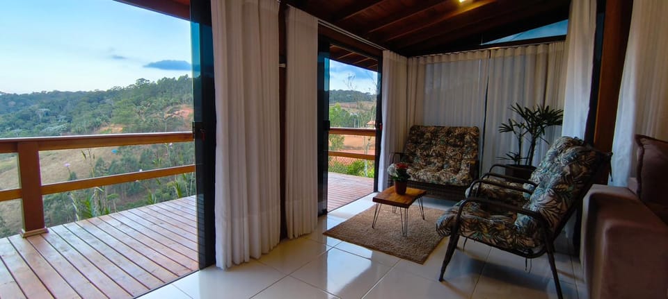 Day, Natural landscape, View (from property/room), Balcony/Terrace, Living room, Seating area, Mountain view