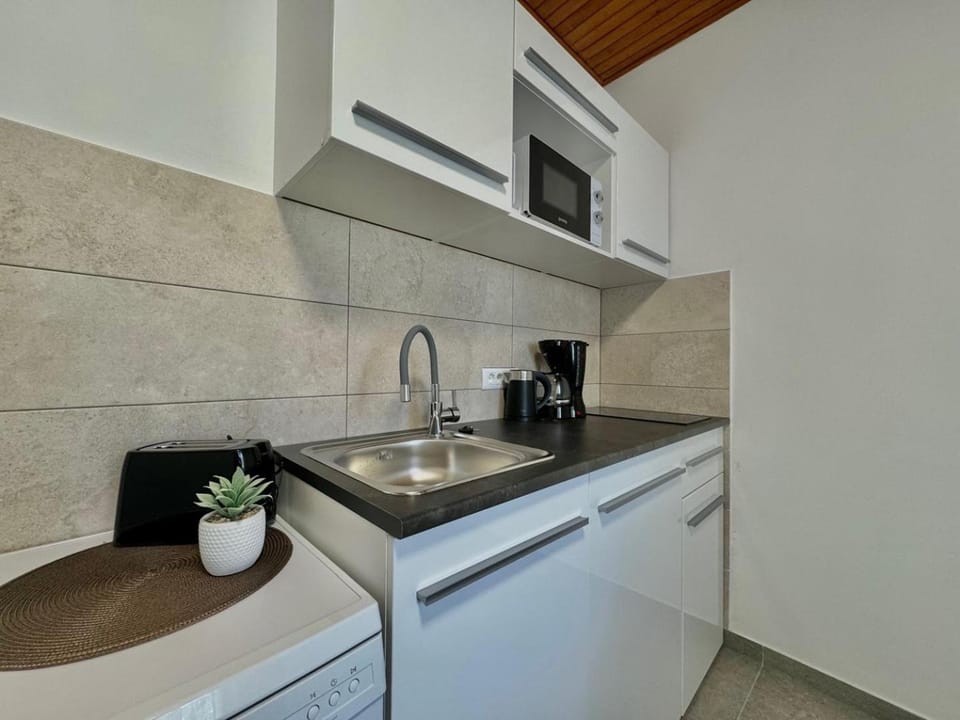 Coffee/tea facilities, Kitchen or kitchenette, dishwasher, stove