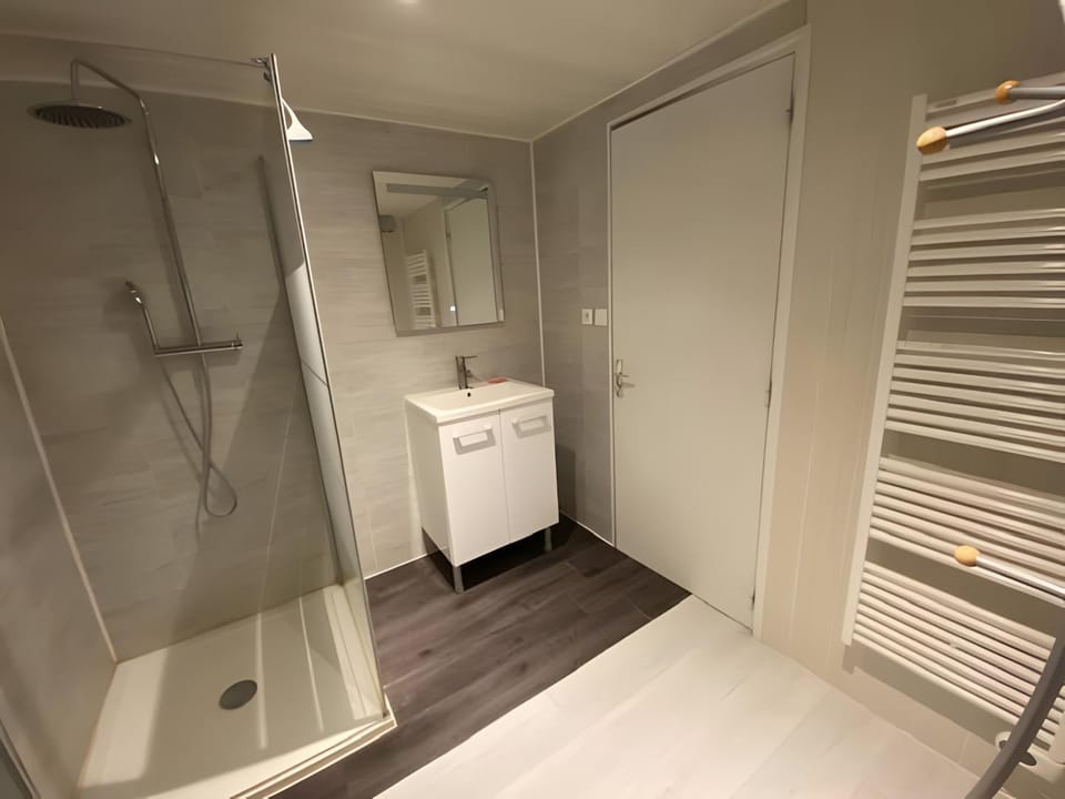 Bathroom, Living room
