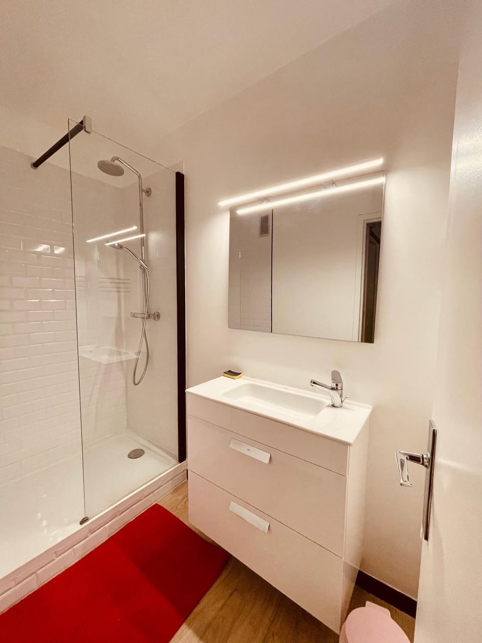 Bathroom, Living room