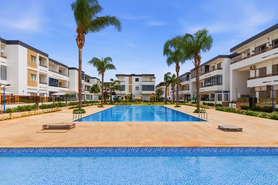 Property building, Pool view, Swimming pool