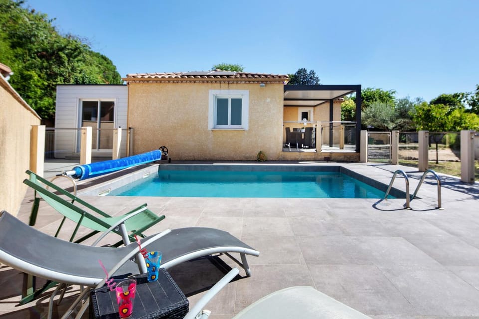 Property building, Living room, Swimming pool