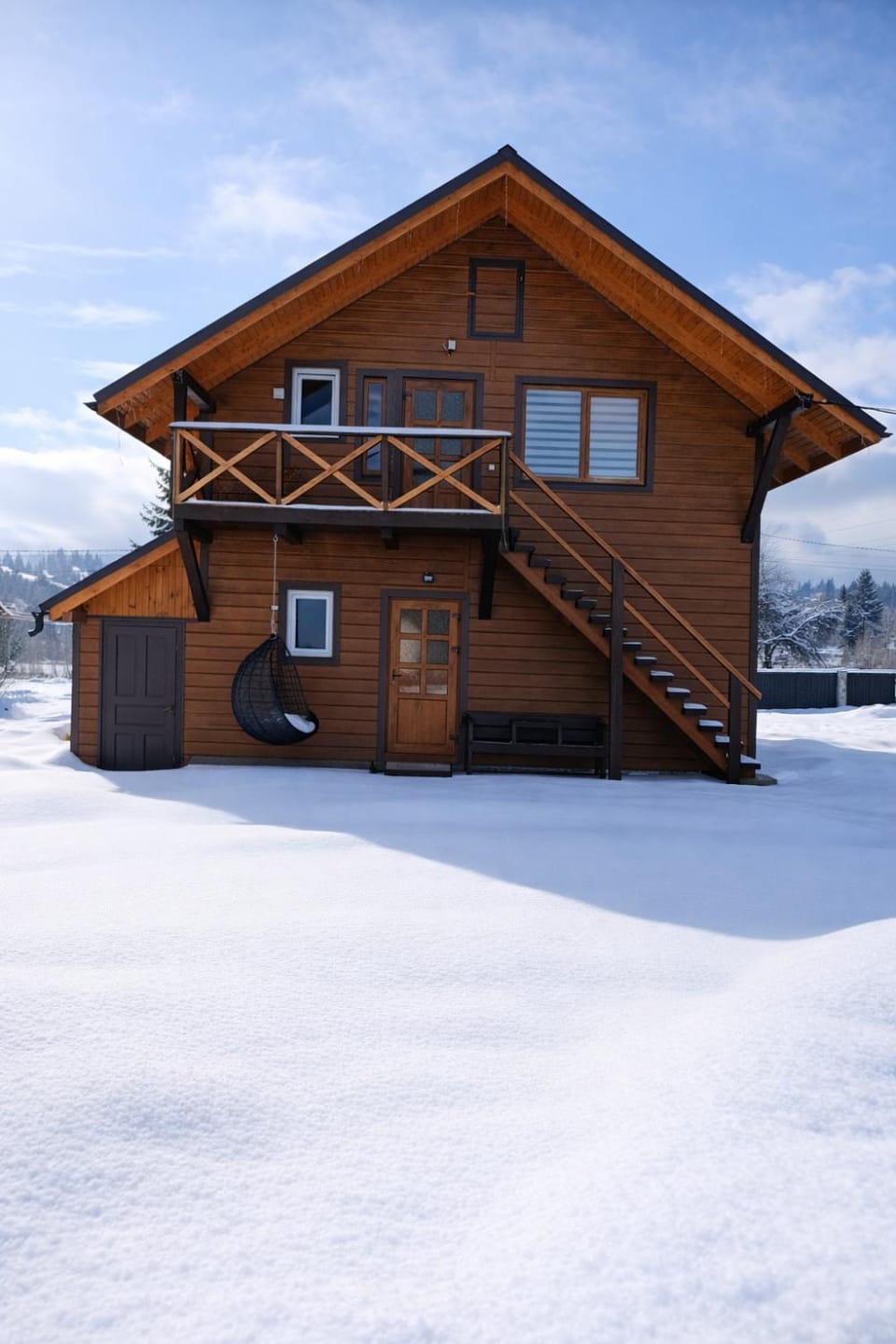 Property building, Day, Natural landscape, Winter