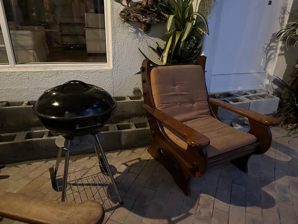 BBQ facilities, Seating area