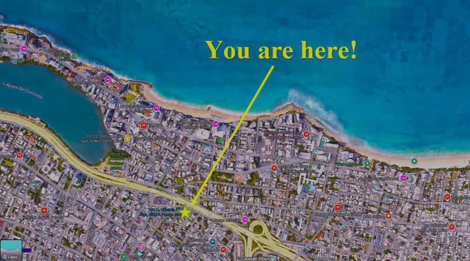 1BR 1BA Sleeps 3 Wi-Fi Walk to Beach Apartment in San Juan