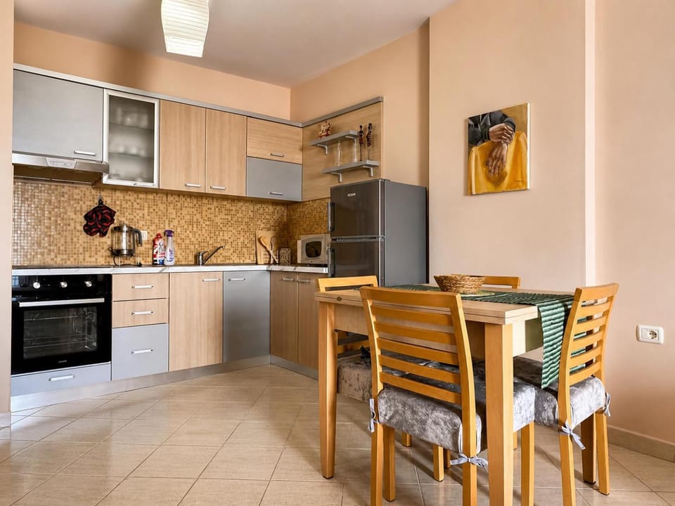 Dining area, oven, stove, kitchen