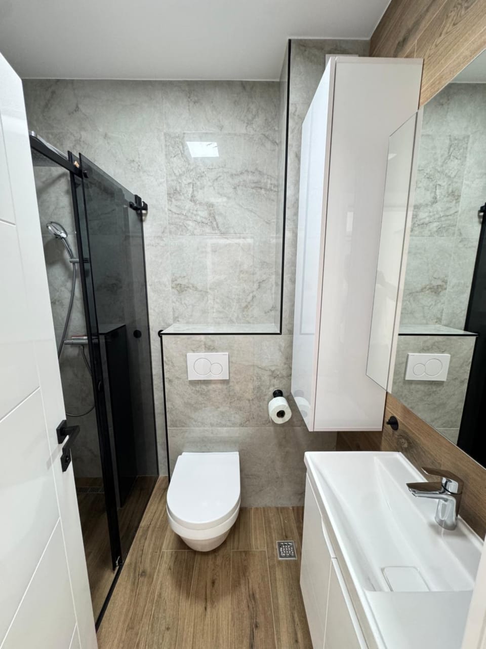 Shower, Toilet, Bathroom, hair dryier, internet, towels