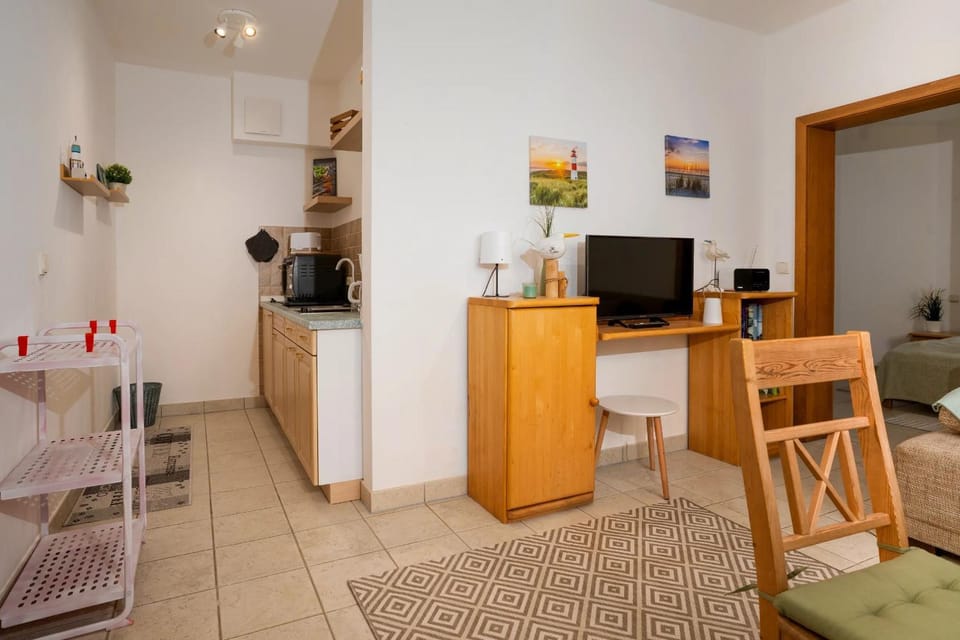 Fewo 2 Marineblau Modernes Studio in Binz, Strandnah Apartment in Binz