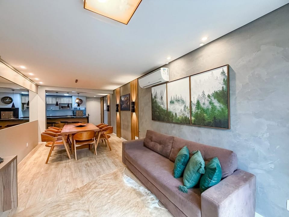 Apartamento com 2 suítes na Borges de Medeiros Apartment in Gramado