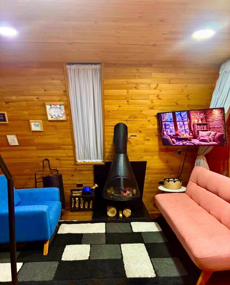 Cabaña de montaña chimenea vía villa de Leyva Chalet in Cundinamarca, Colombia