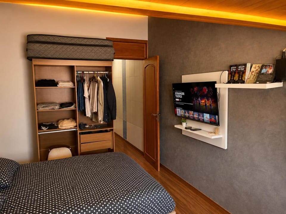 Bed, Photo of the whole room, Bedroom, bunk bed, wardrobe