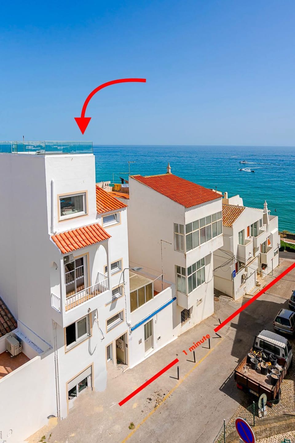 Property building, Off site, Beach