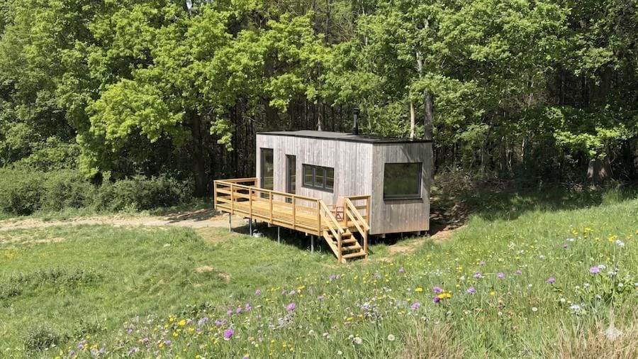 Stuga Nature lodge in Wallonia, Belgium