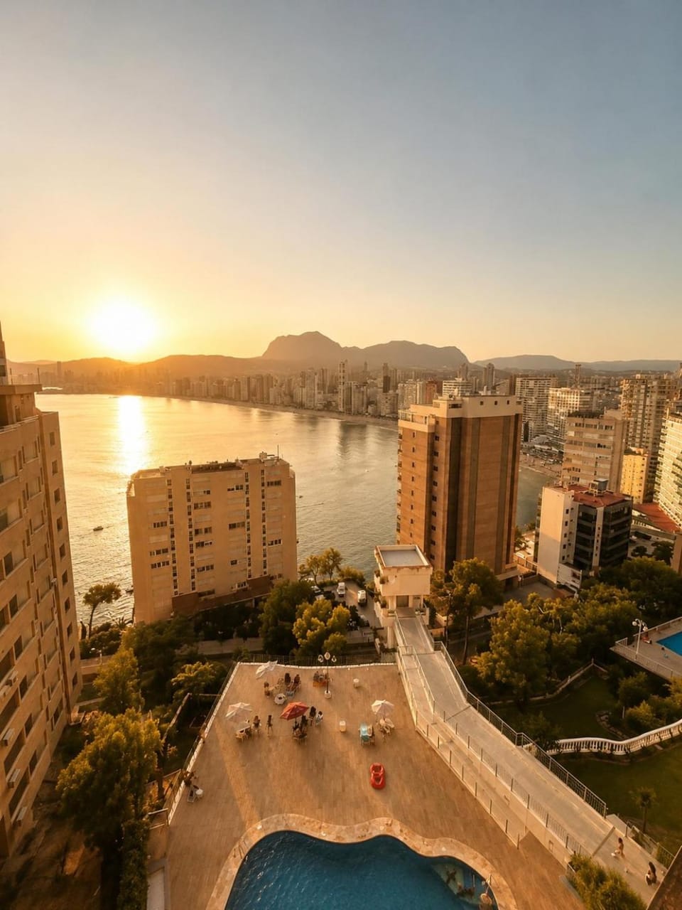Day, City view, Sea view, Location, Sunset