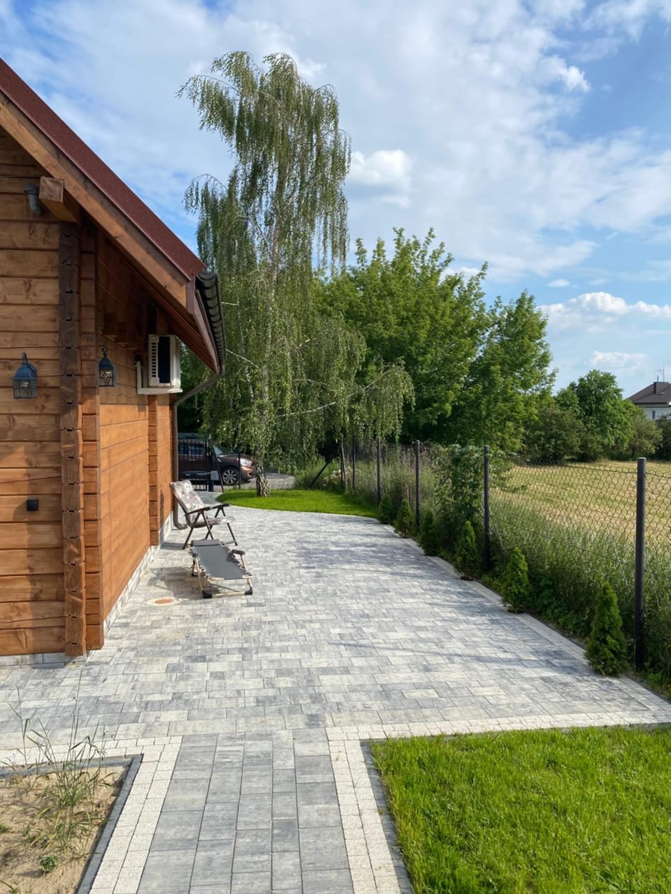 Property building, Natural landscape, Garden view