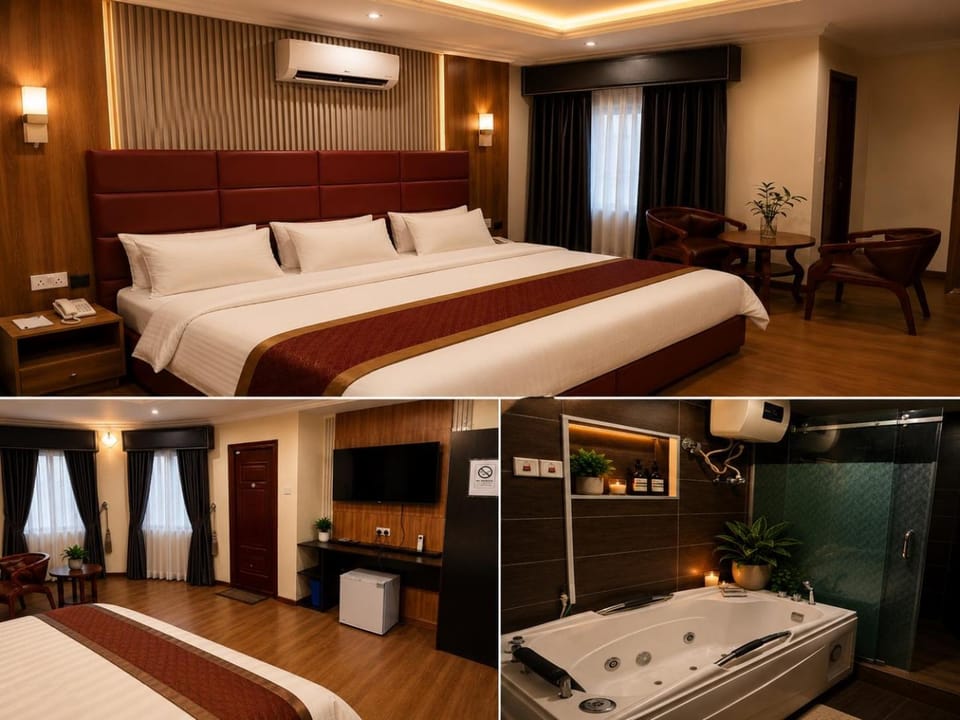 Hot Tub, Bathroom, Photo of the whole room, Bedroom, Bath, air conditioner