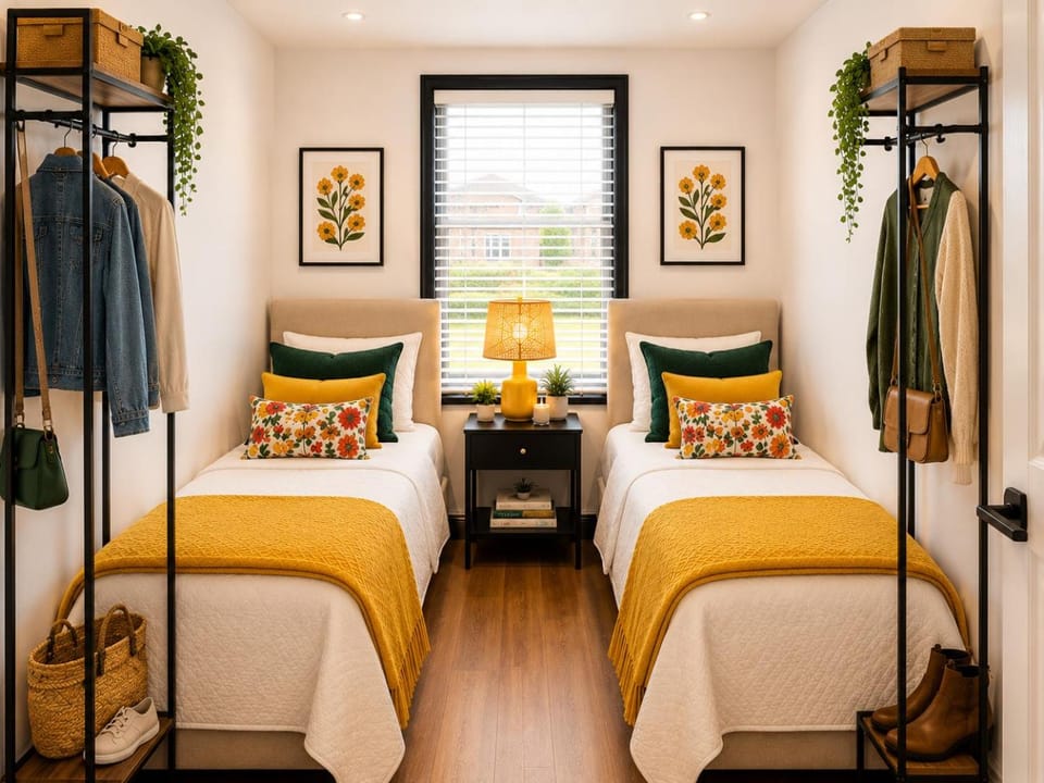 Bed, Photo of the whole room, Bedroom, storage, wardrobe
