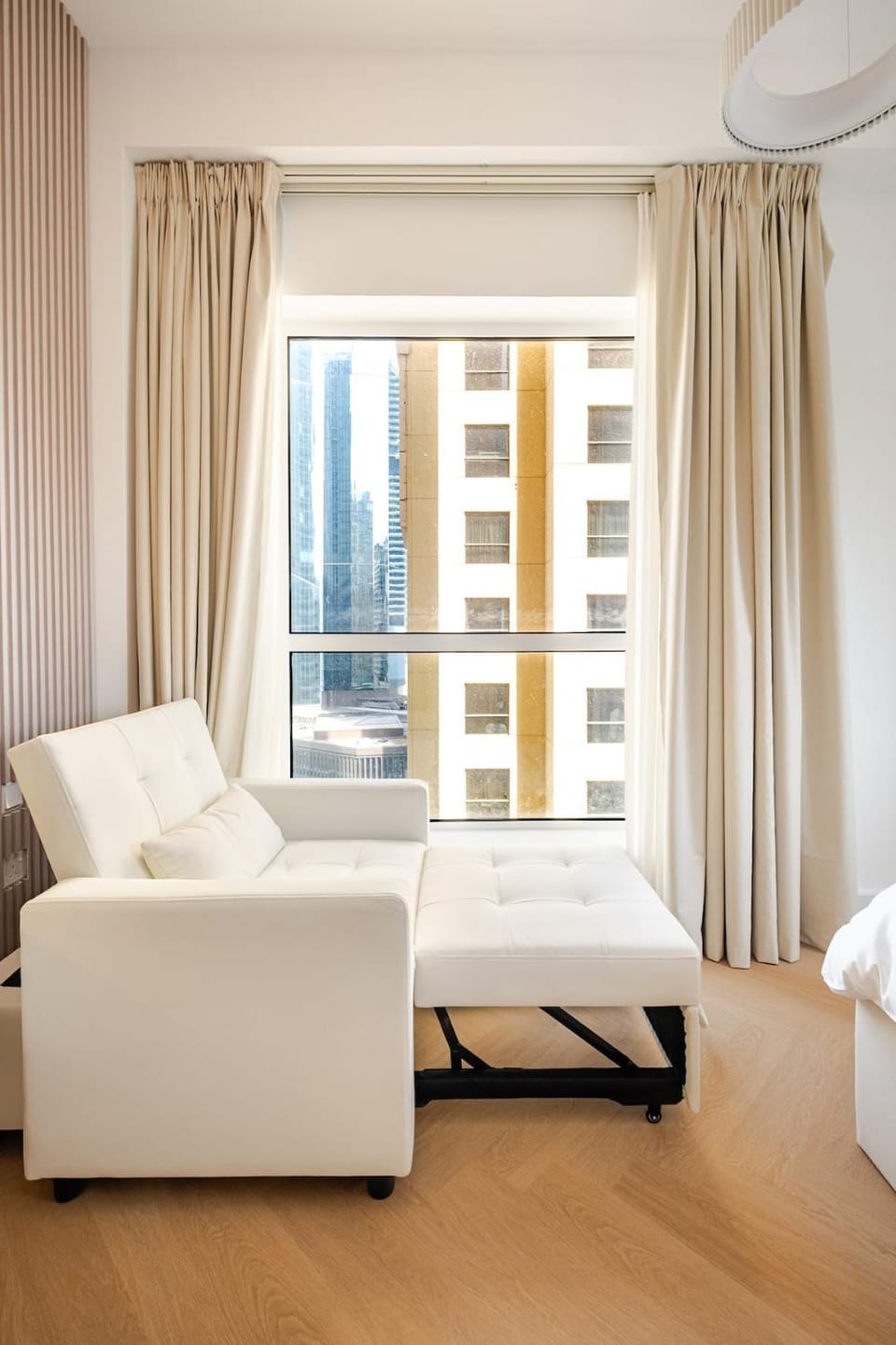 Renovated Sea & Marina View Beach House Apartment in Dubai