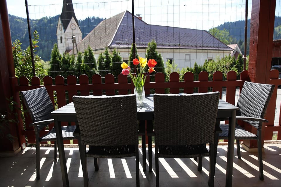 Patio, Balcony/Terrace, City view, furniture