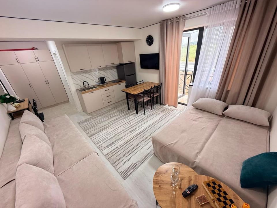 TV and multimedia, Kitchen or kitchenette, Living room, Seating area, Dining area