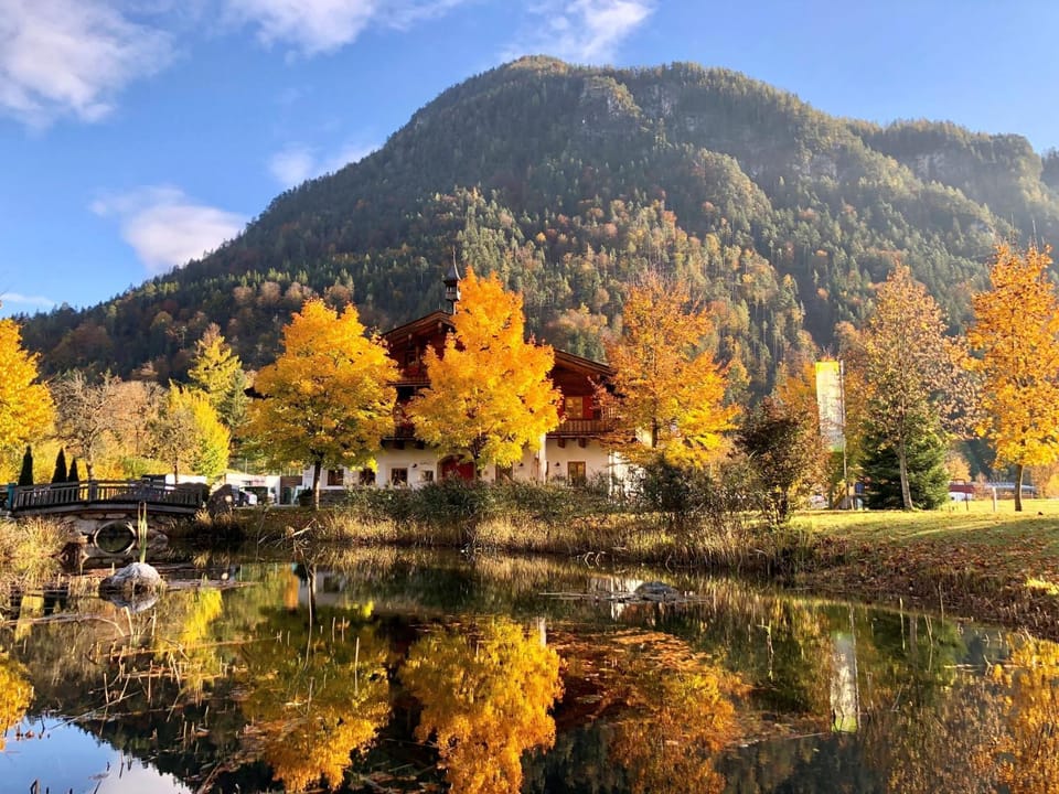 Spring, Day, Natural landscape, Mountain view, River view