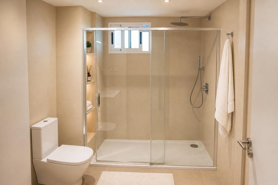 Shower, Toilet, Bathroom