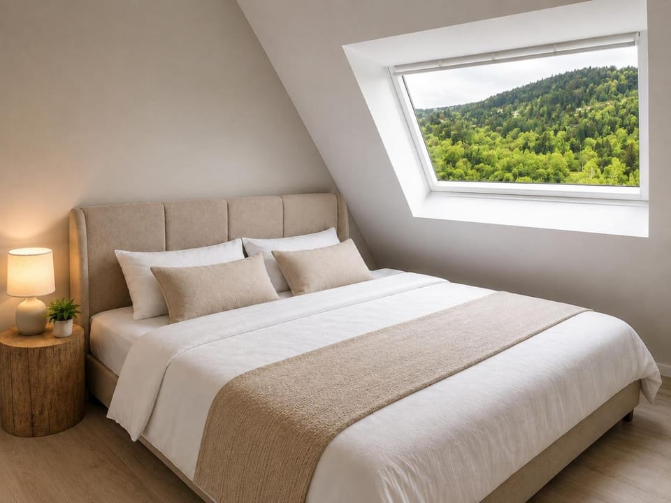 Bed, Bedroom