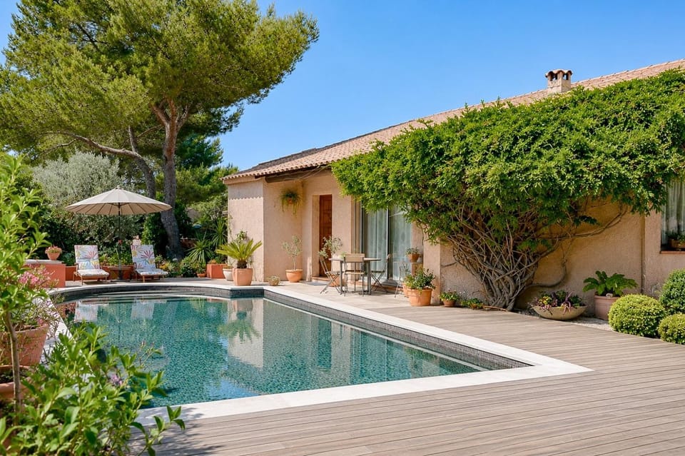 Property building, Living room, Swimming pool