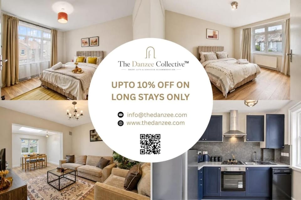 Wembley Garden Retreat 4BR Sleeps 7 Near Station House in Wembley