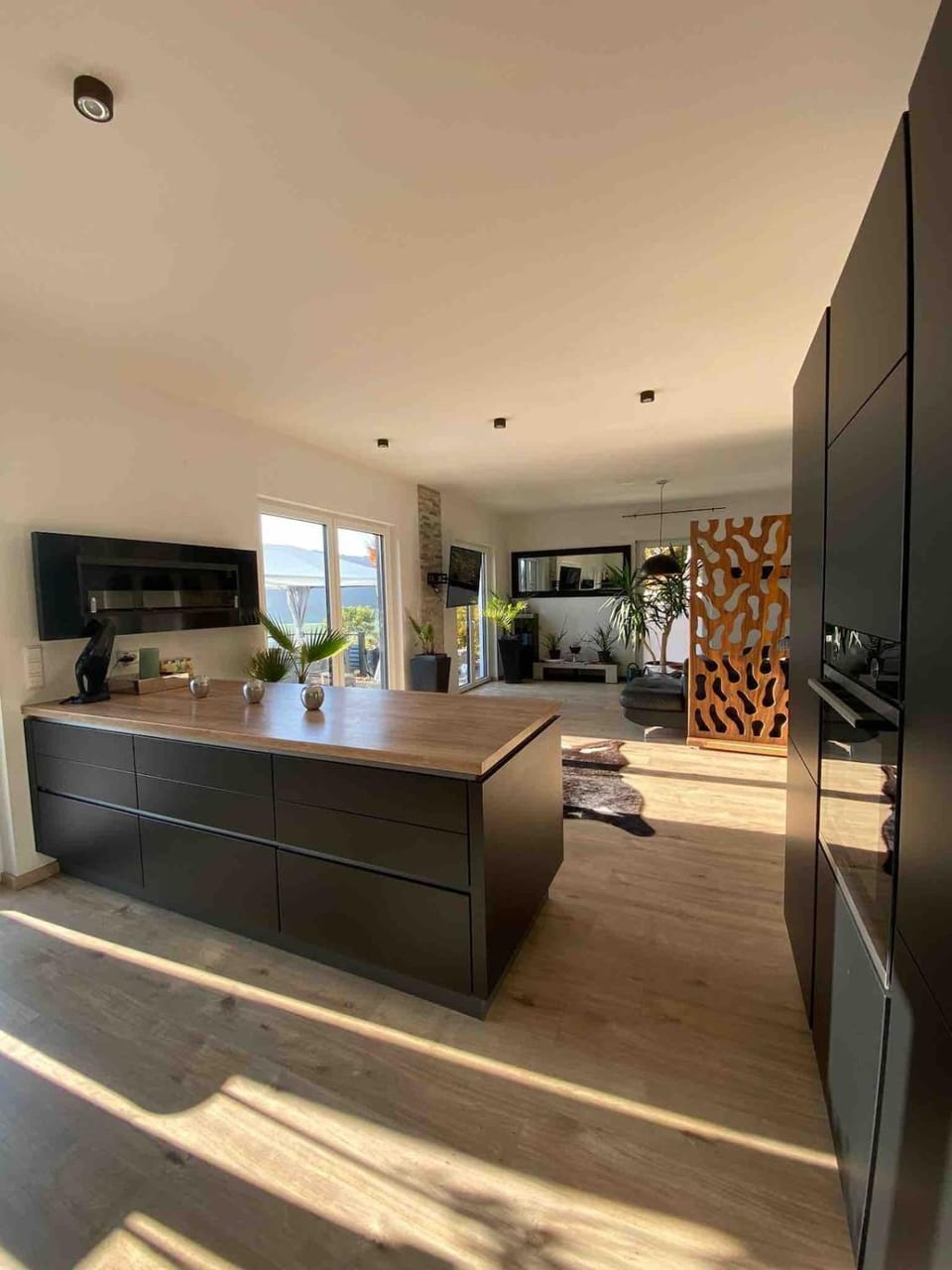 Kitchen or kitchenette, Living room, Photo of the whole room