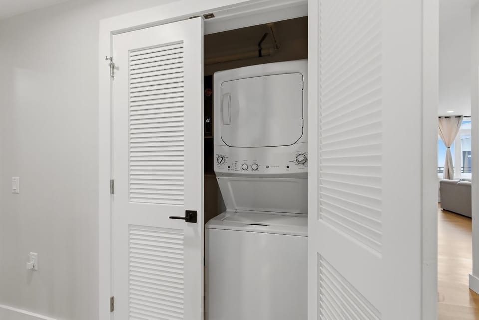flat iron, washing machine, dryer, air conditioner