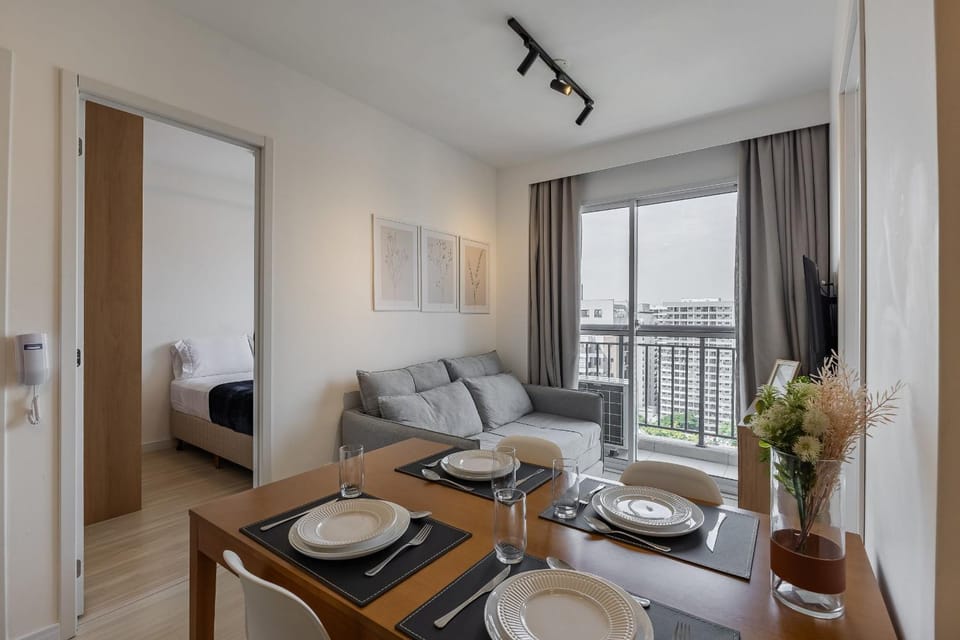 Moderno apartamento de 2 quartos em Moema Apartment in Sao Paulo City