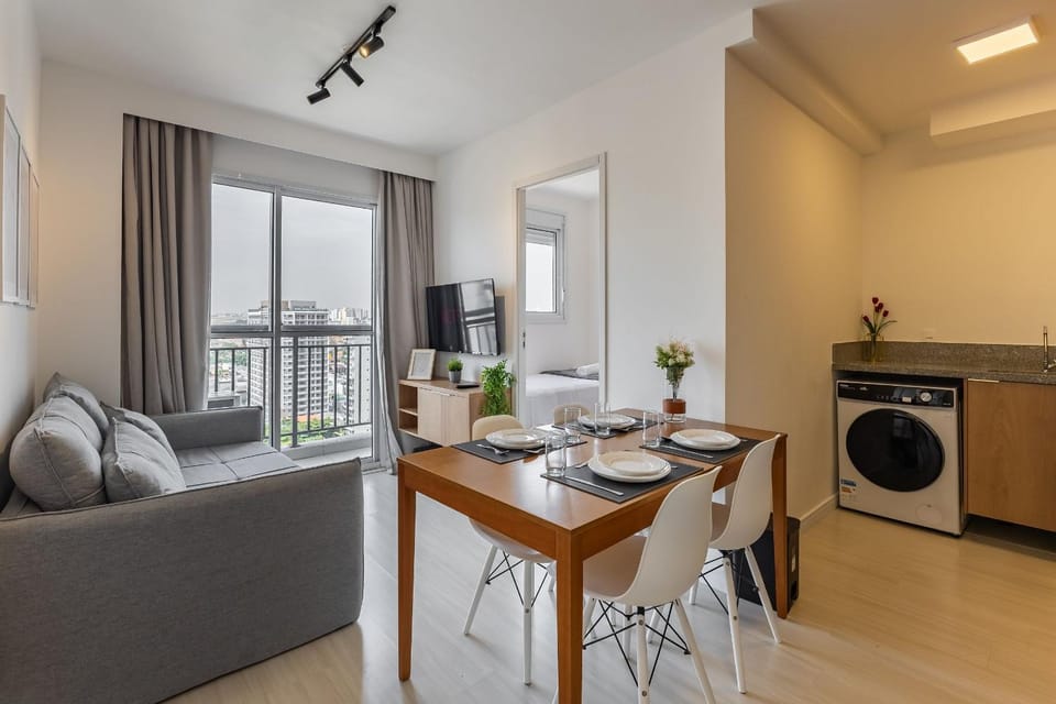 Moderno apartamento de 2 quartos em Moema Apartment in Sao Paulo City