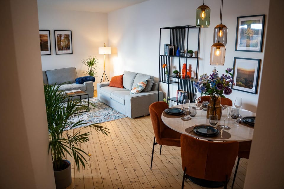 Living room, Seating area, Dining area