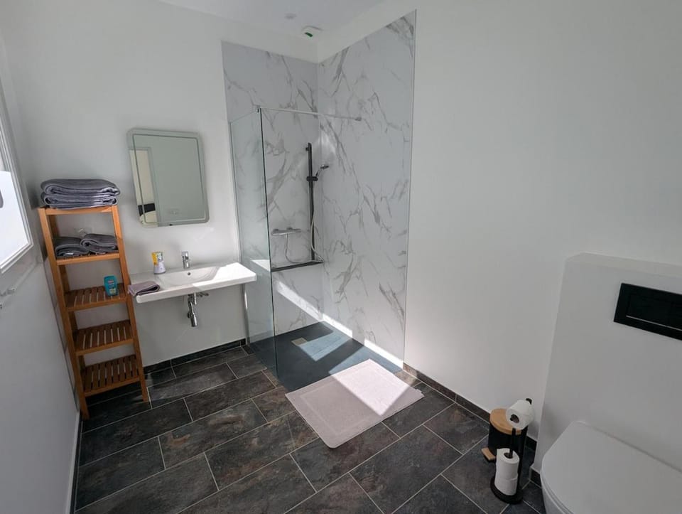 Shower, Bathroom, towels