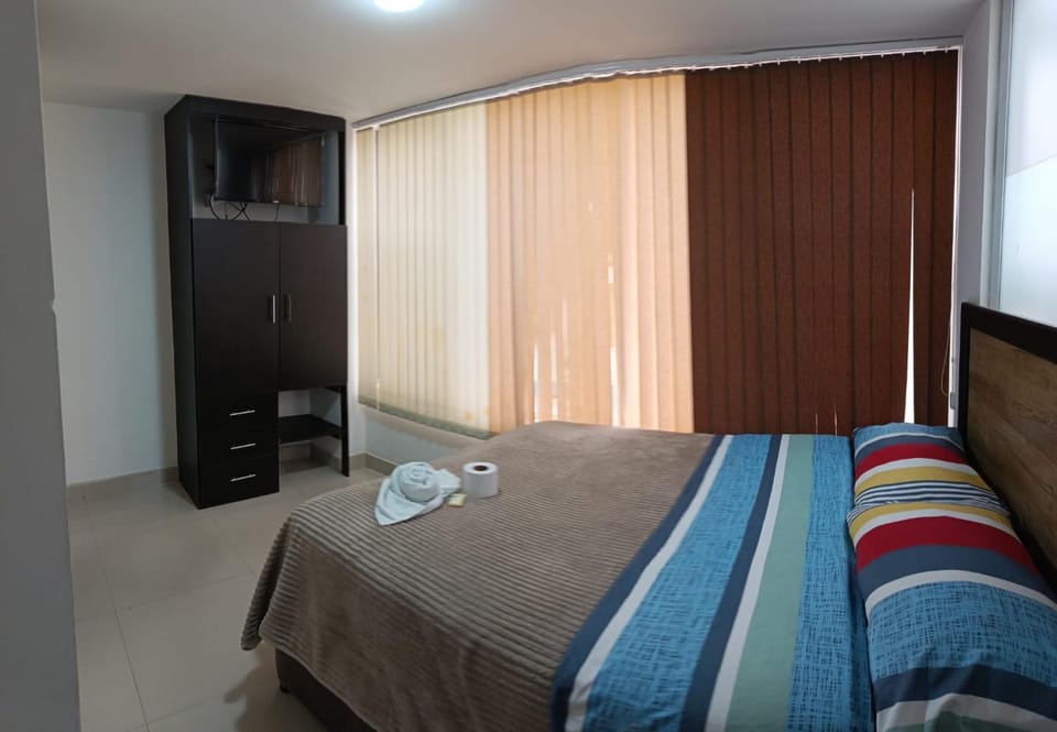 Bed, Bedroom, towels, wardrobe