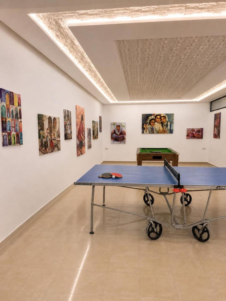 Billiard, Table tennis