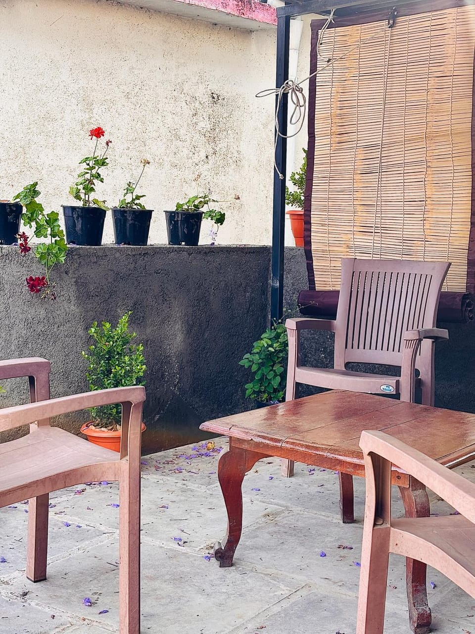 Patio, Day, Seating area