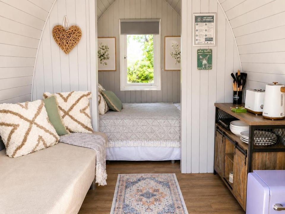 Bed, Kitchen or kitchenette, Living room, Photo of the whole room, Seating area