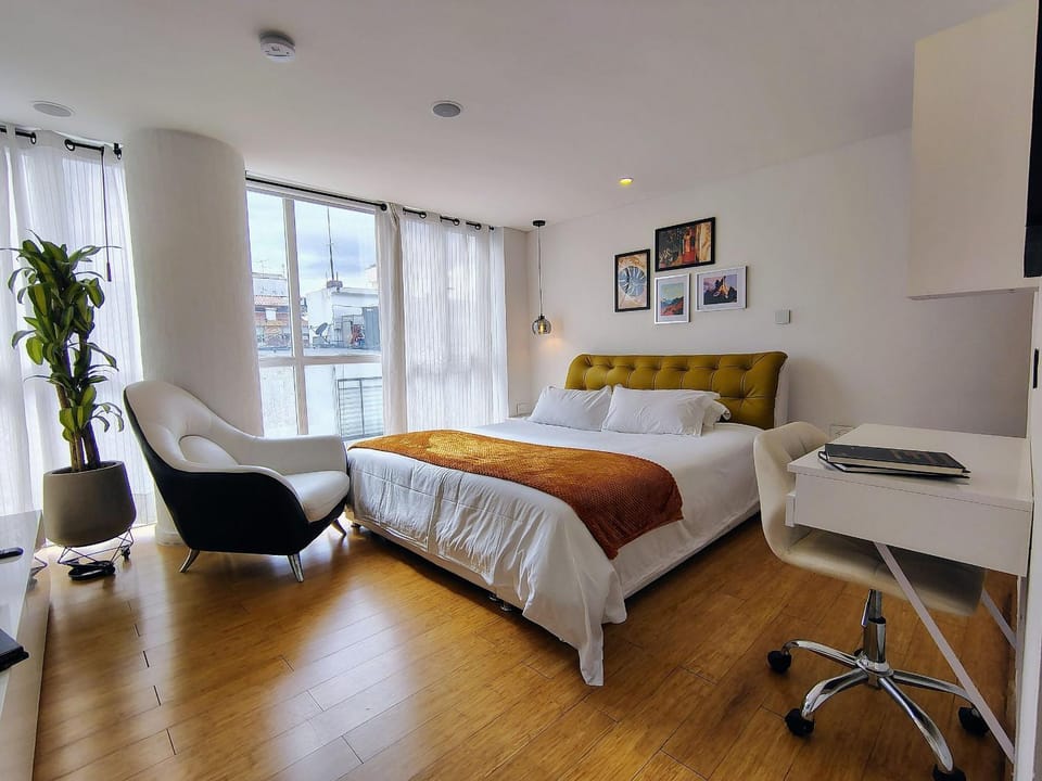 Bed, View (from property/room), Photo of the whole room