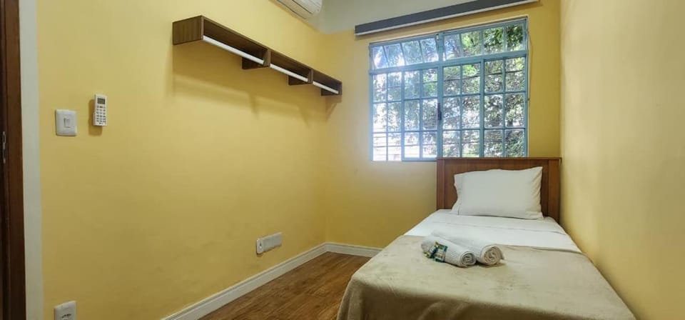 Bed, Photo of the whole room, Bedroom, wardrobe, air conditioner