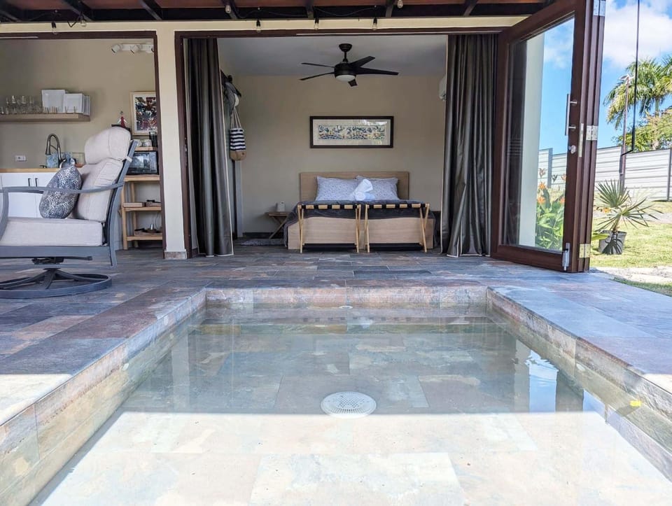 Tranquil Tiny Home Getaway with Private Plunge in Aguada, PR House in Rincón