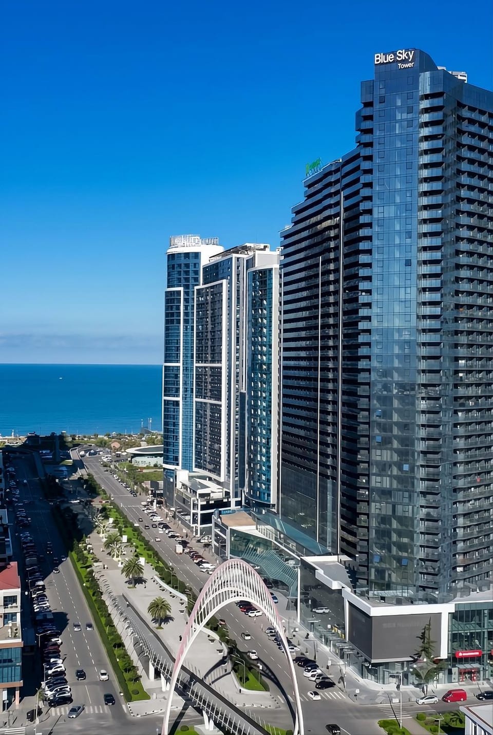 Property building, City view, Sea view, Sea view, Location, Parking