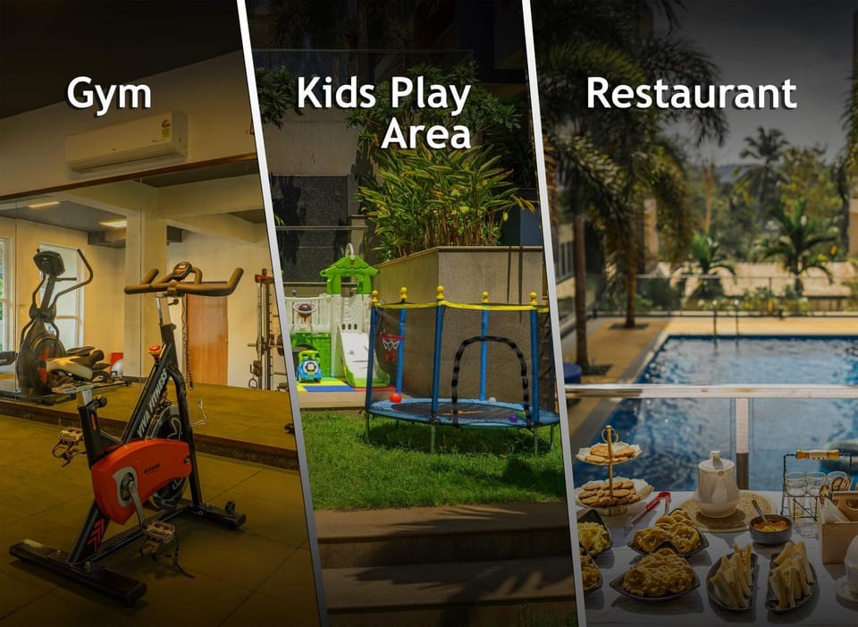 Restaurant/places to eat, Fitness centre/facilities, Kids's club