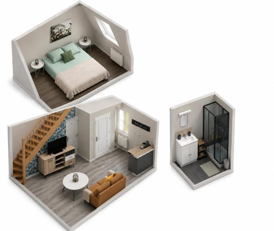 Nid Secret - 1 chambre - Literie premium Apartment in Hauts-de-France