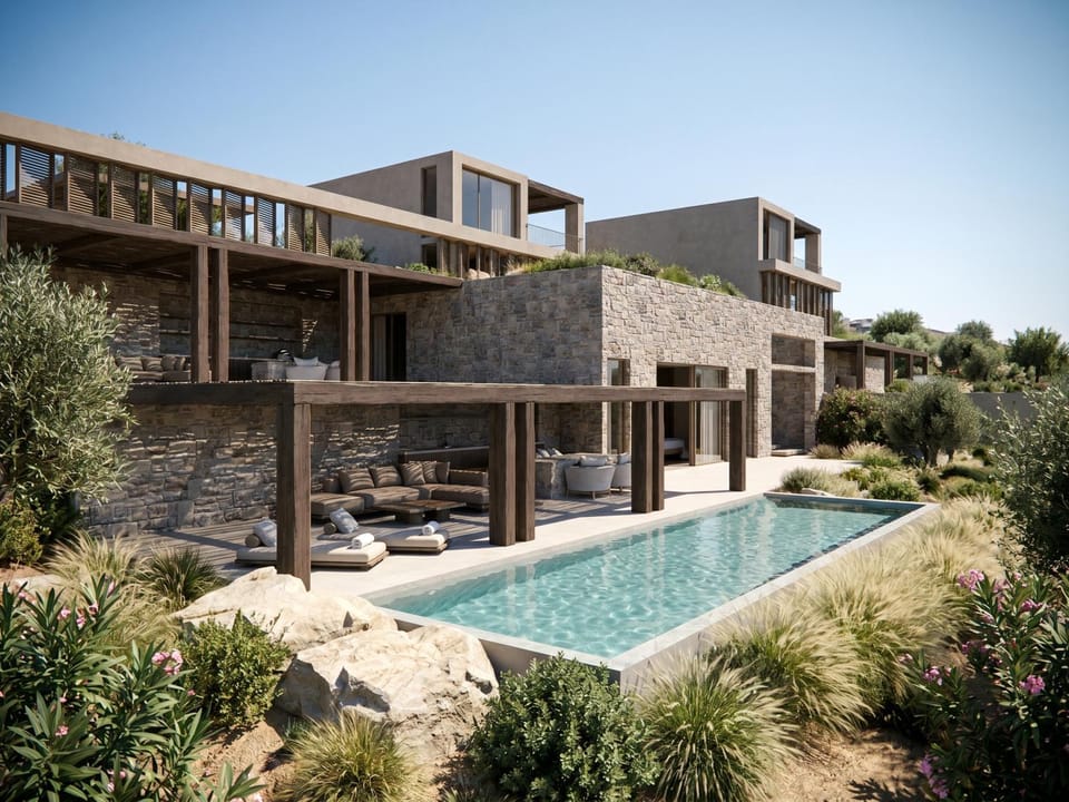 Patio, Garden, Swimming pool