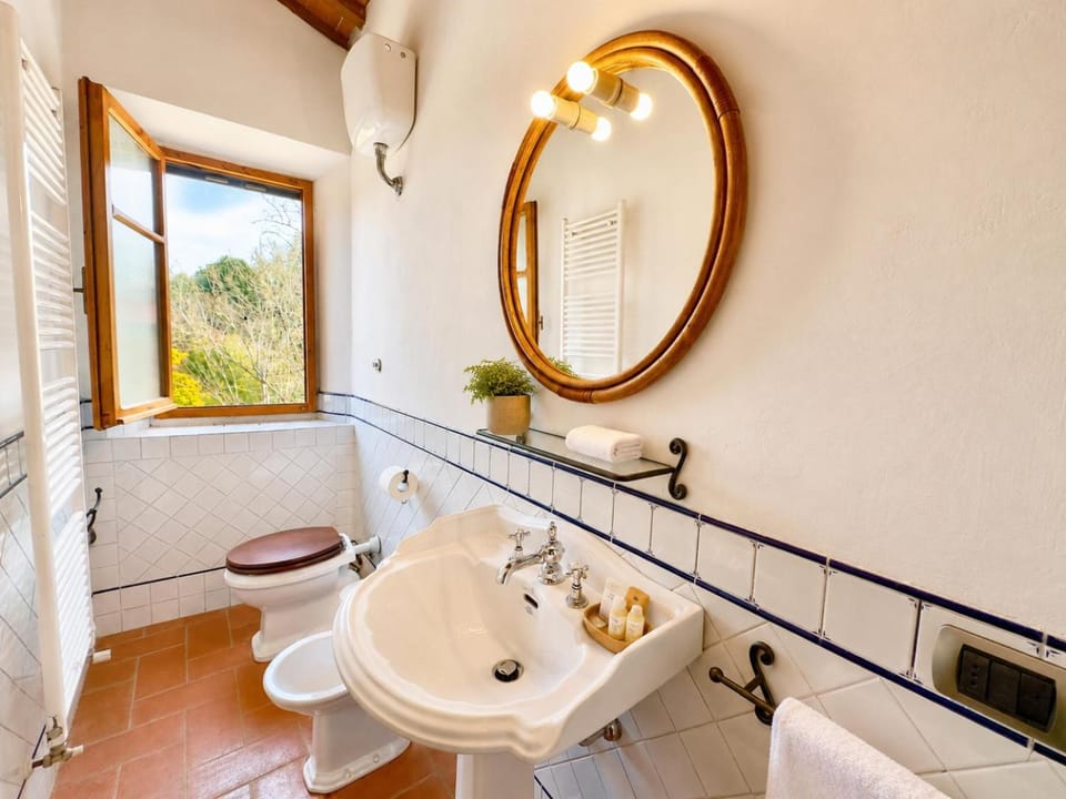 Toilet, Bathroom, towels