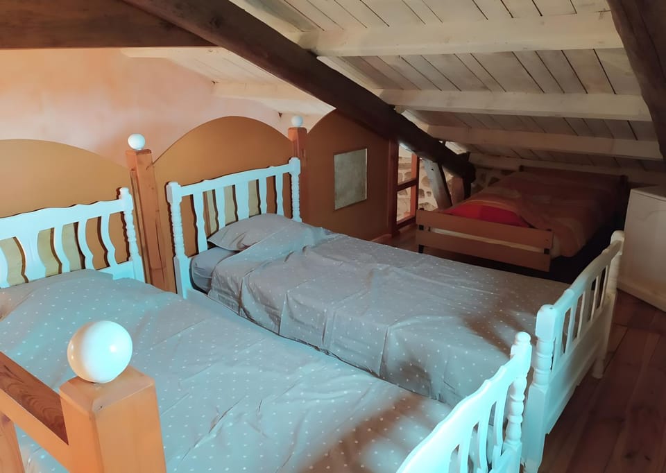 Property building, Living room, Bedroom