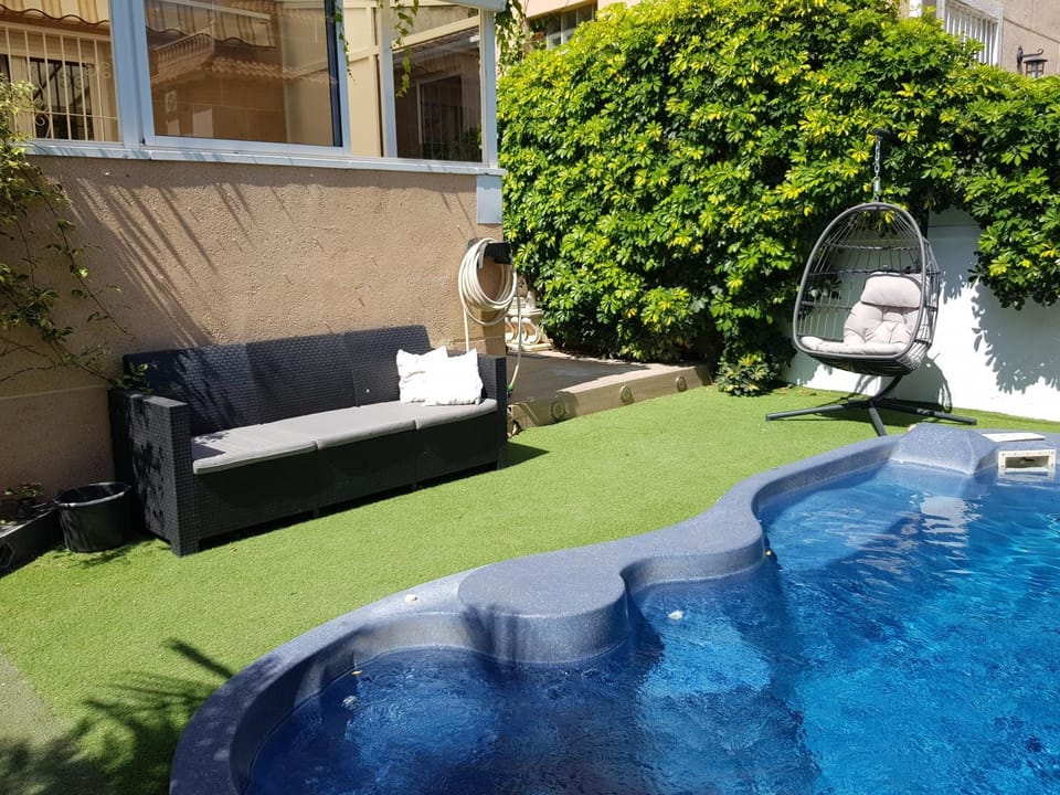 Patio, Day, Garden, Garden view, Pool view, Swimming pool